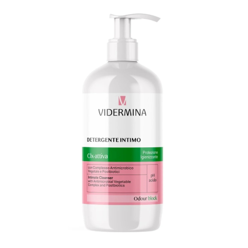 Vidermina CLX – Detergente Intimo Antibatterico pH 5.5 500ml