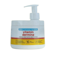 vitamindermina crema idratante restitutiva con dispenser 400ml