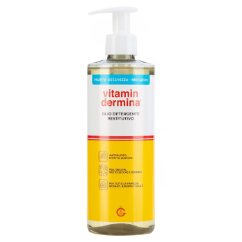 vitamindermina – olio detergente restituivo pelli secche 500ml