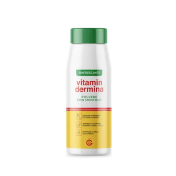 vitamindermina polvere con mentolo – rinfrescante e deodorante 100g