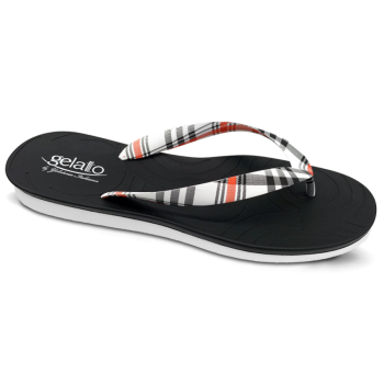 gelato man tartan black | infradito ortopedica uomo con plantare anatomico | taglia 40/41