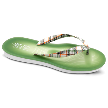 gelato man tartan kiwi | infradito ortopedica uomo con plantare anatomico | taglia 40/41