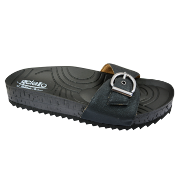woodstock metblack | sandali donna fascite plantare | metallic black taglia 37/38