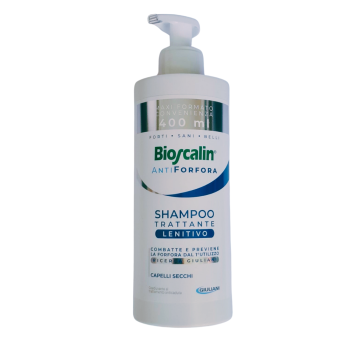 bioscalin shampoo trattante antiforfora lenitivo capelli secchi maxi formato convenienza 400ml