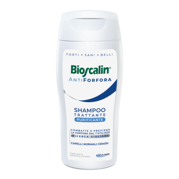 bioscalin shampoo trattante antiforfora purificante capelli normali o grassi 200ml