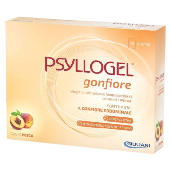 psyllogel gonfiore pesca 10 bustine