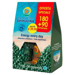 marcus rohrer spirulina energy every day 180 + 90 compresse offerta speciale
