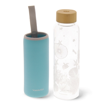 neavita twice sea bottiglia vetro tappo legno 500ml