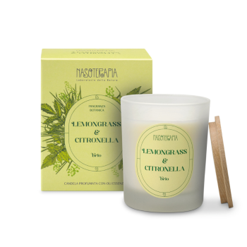 nasoterapia candela profumata lemongrass e citronella 180g