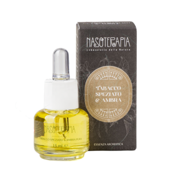 nasoterapia essenza aromatica 15ml - tabacco speziato e ambra