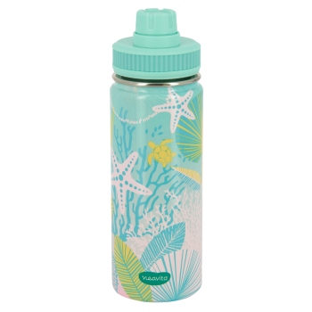 neavita - twice sea bottiglia thermos acciaio azzurra 500ml
