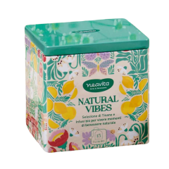 neavita cofanetto naturals vibes square tin 15 filtri tisana assortiti