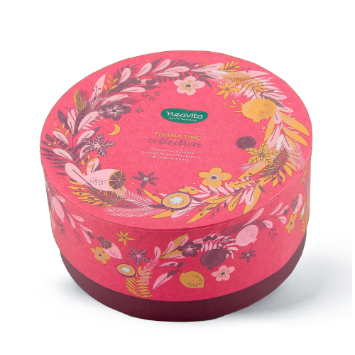 Neavita Cofanetto Tondo Rosa Tisana Bio Time Collection 40 Filtri Bio