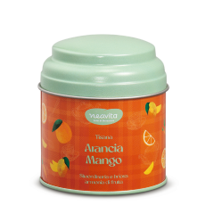 neavita happy fruits - infuso arancia mango barattolino arancione 50g