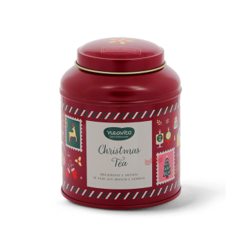 neavita infuso mélange christmas tea in caddy rosso natale 90g