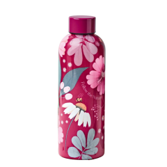 neavita joyful nature bottiglia thermos in acciaio fucsia 500ml