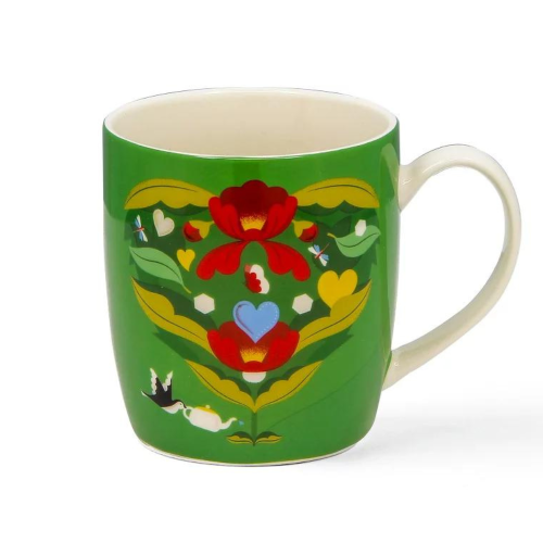 Neavita Planteaing Love Mug Tazza in Ceramica Verde 360ml