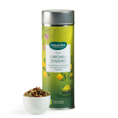 neavita silver tin tisana sfusa limone e zenzero bio 80g