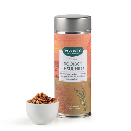 Neavita Silver Tin Rooibos Tè Sul Nilo Taglio Tisana 70g