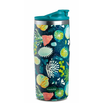 neavita - twice mug thermos in acciaio verde 450ml