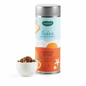 neavita - twice silver tin infuso a freddo orange bitter taglio tisana sfuso 90g