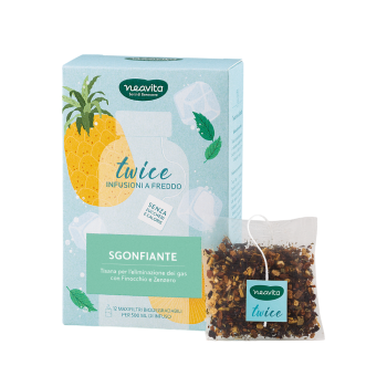 neavita - twice to go infuso a freddo tisana sgonfiante 12 maxi-filtro