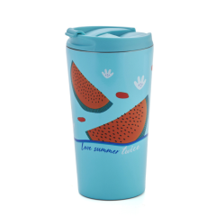 neavita urban mug tazza in acciaio love summer twice azzurra