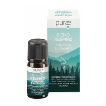 purae pieno respiro sinergia balsamica oli essenziale per diffusori a ultrasuoni 10ml