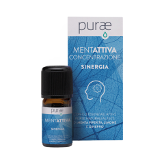 purae sinergia con oli essenziali - mentattiva concentrazione 10ml