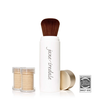 jane iredale amazing base loose mineral powder refillable brush spf 20 colore amber