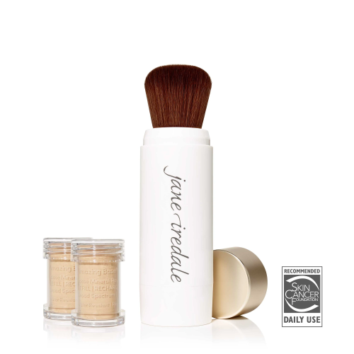Jane Iredale Amazing Base Loose Mineral Powder Refillable Brush Spf 20 Colore Amber