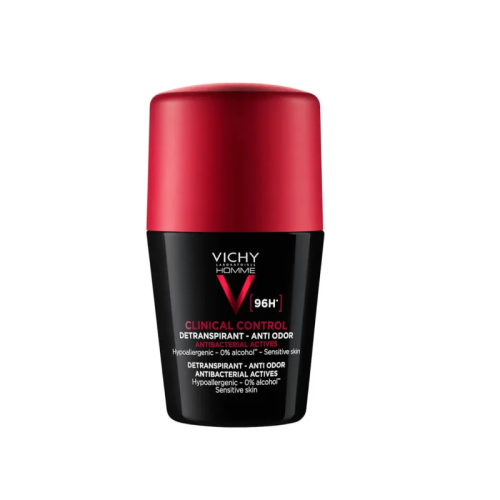 Vichy Homme Deodorante Clinical Control Anti-Traspirante Roll-On 96h 50ml