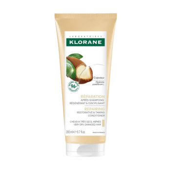 klorane balsamo capelli al cupuacu bio | ristrutturante nutriente disciplinante | 200 ml