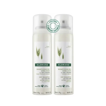 klorane shampoo secco avena extra-delicato confezione doppia 2 x 150ml
