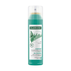 klorane shampoo secco colorato all'ortica seboriduttore per capelli grassi 150ml