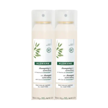 klorane shampoo secco extra-delicato all'avena & ceramide pacco doppio 2 x 150ml