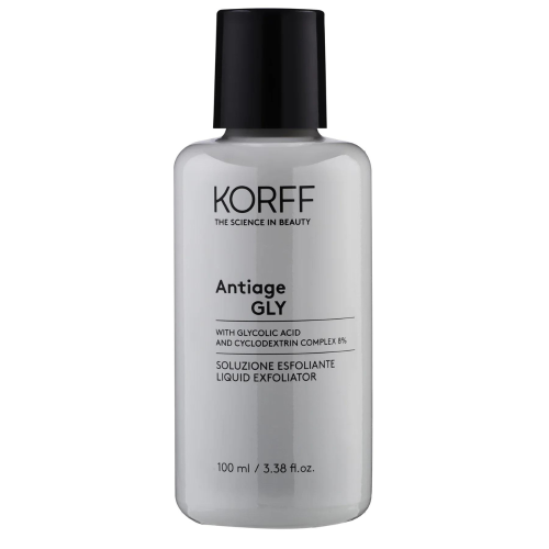Korff Antiage Gly - Soluzione Esfoliante Antiage All'Acido Glicolico Per Tutti I Tipi Di Pelle 100m