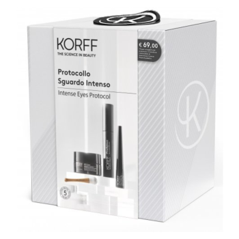 korff cofanetto sguardo intenso eyeliner + mascara prodigious + eyezone antirughe