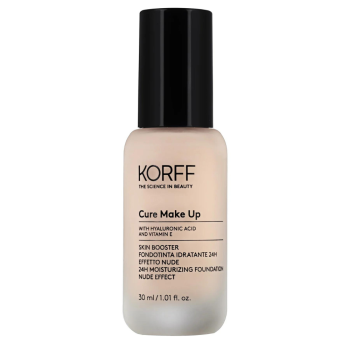 korff make up - skin booster fondotinta idratante 24h effetto nude colore n.02