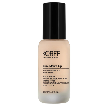 korff make up - skin booster fondotinta idratante 24h effetto nude colore n.03