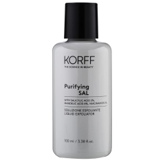 korff purifying sal - soluzione esfoliante per pelli miste e grasse 100ml