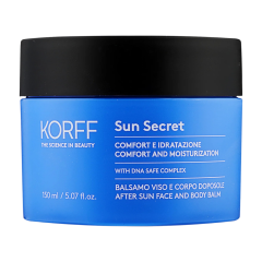 korff sun secret balsamo viso e corpo doposole idratante e lenitivo 150ml