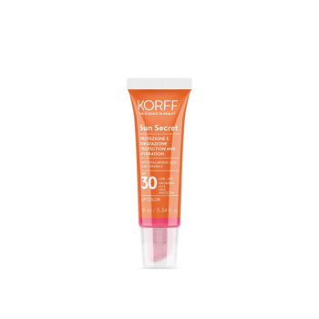 korff sun secret lip color 02 protezione e idratazione solare spf30 raspberry pink 10ml