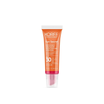 korff sun secret lip color 03 protezione e idratazione solare spf30 cherry red 10ml
