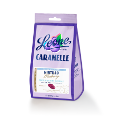 leone caramelle senza zucchero mirtillo sacchetto 125g