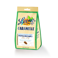 leone caramelle senza zucchero propoli balsamica sacchetto 125g