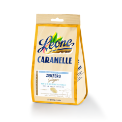 leone caramelle senza zucchero zenzero sacchetto 125g