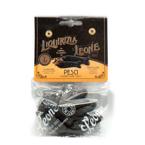 Leone Pastiglie Gommose Liquirizia Pesci In Sacchetto Da 80g