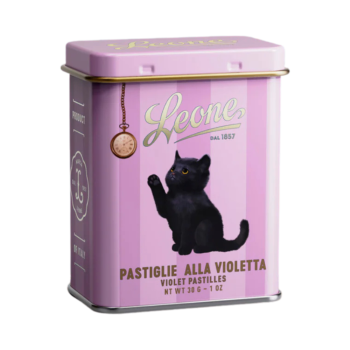 leone pastiglie violette teneri cuccioli in lattina gatto nero 30g