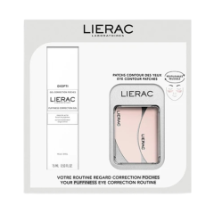 lierac diopti cofanetto idea regalo set natale correzione borse - gel contorno occhi 15ml + i patch contorno occhi omaggio